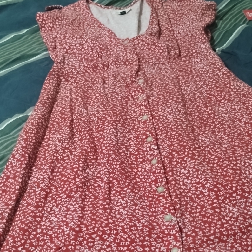 Universal Thread Red Floral Kids Dress
